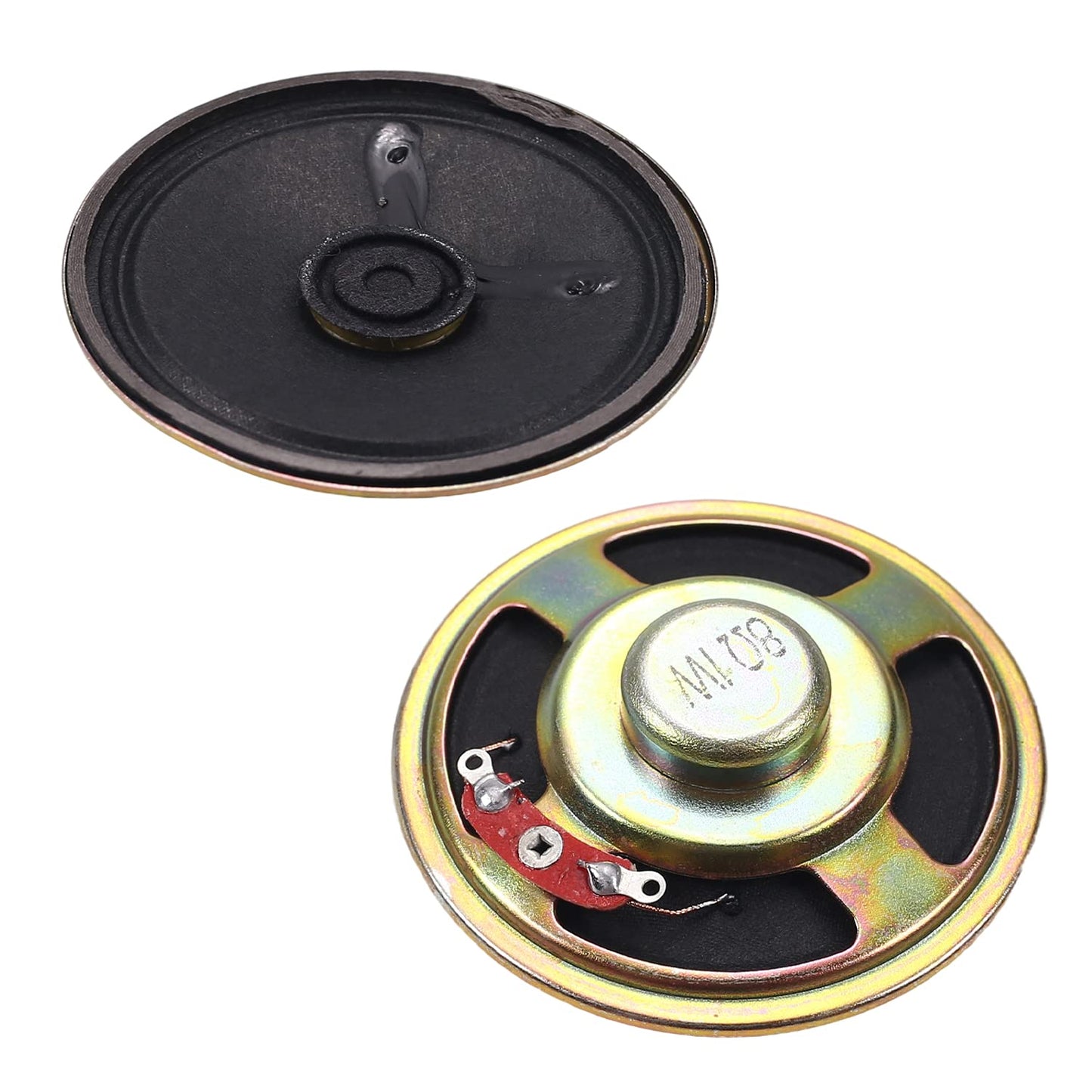 Fielect DIY Speaker 1W 8 Ohm 57mm Diameter Round Shape Replacement Loudspeaker 1pcs