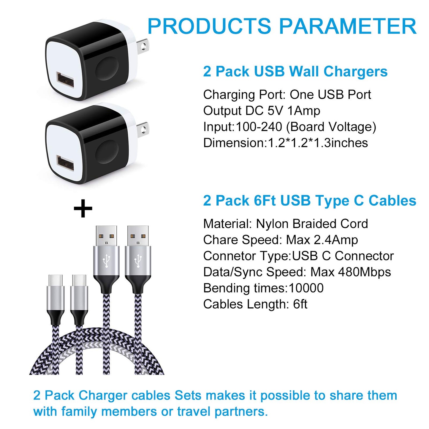 USB Type C Wall Charger Plug 5V 1A Power Adapter for Samsung Galaxy S22 S21s Ultra 5G S20 S10 S9 Plus Note 20 Note10 9 8, LG V70 V60 ThinQ G8 G6