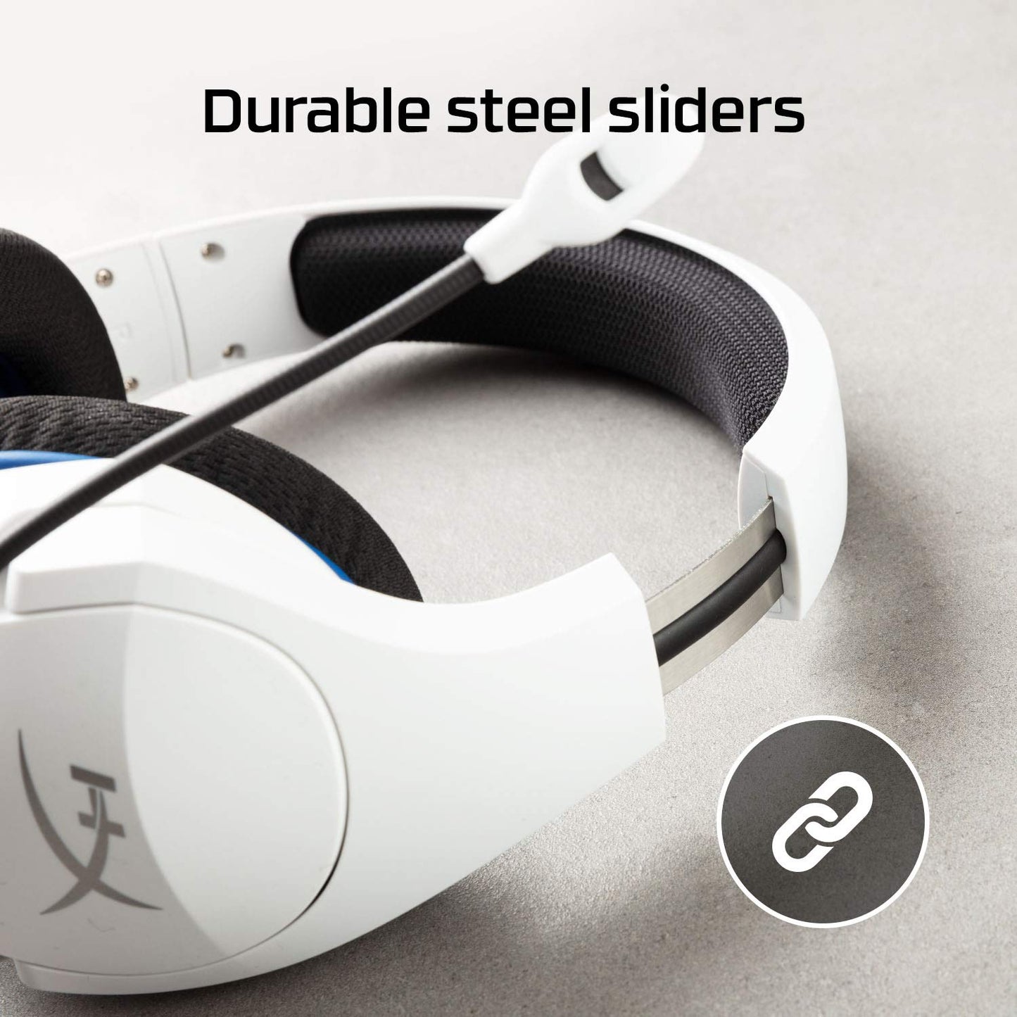 HyperX HHSS1C-KB-WT/G Cloud Stinger Core - Wireless Gaming Headset, for PS4, PS5, PC, Lightweight, Durable Steel Sliders, Noise-Cancelling Microphone