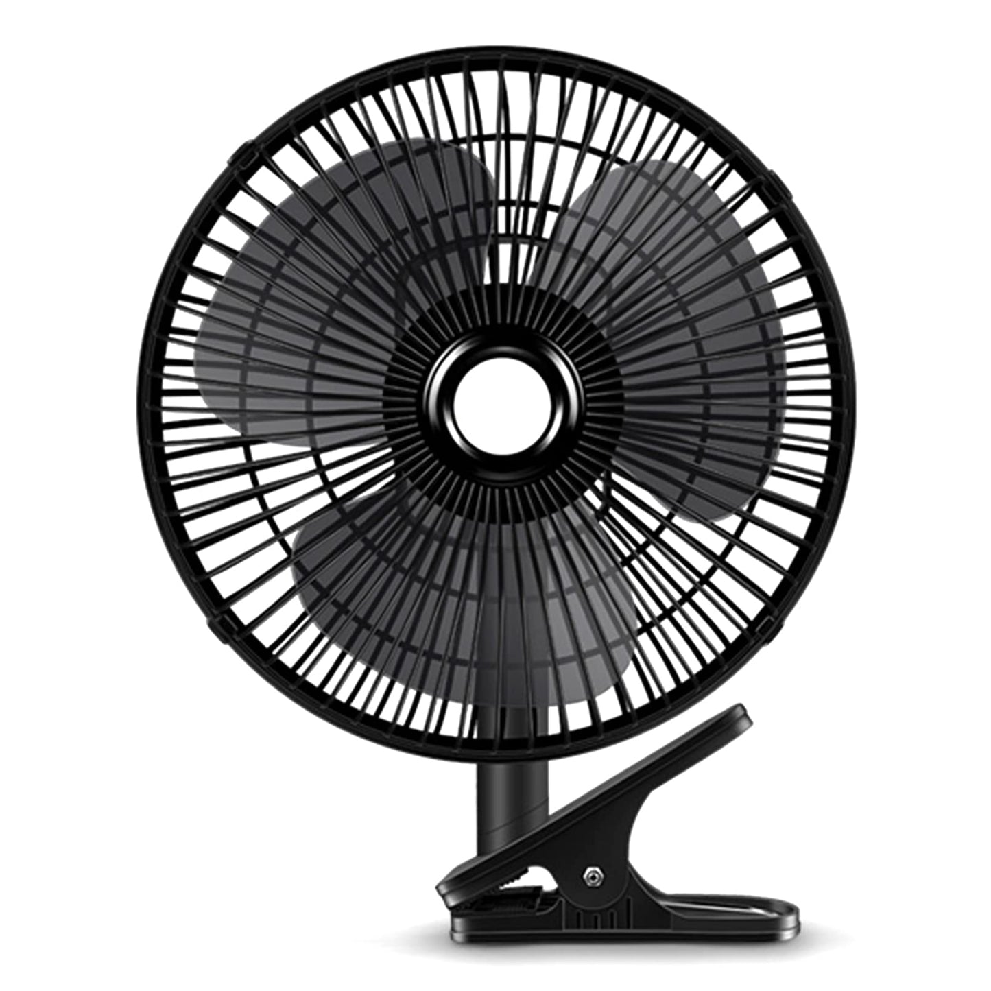 HORV Electric Air Fan -12V / 24V Car Oscillating Fan -8 inch Portable Vehicle Fan - Auto Camper Fan - 2 Speed Airflow Desk Fans with Clip