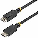 StarTech.com 10 ft DisplayPort 1.2 Cable with Latches - 4K x 2K (4096 x 2160) @ 60Hz - DPCP & HDCP - Male to Male DP Video Monitor Cable
