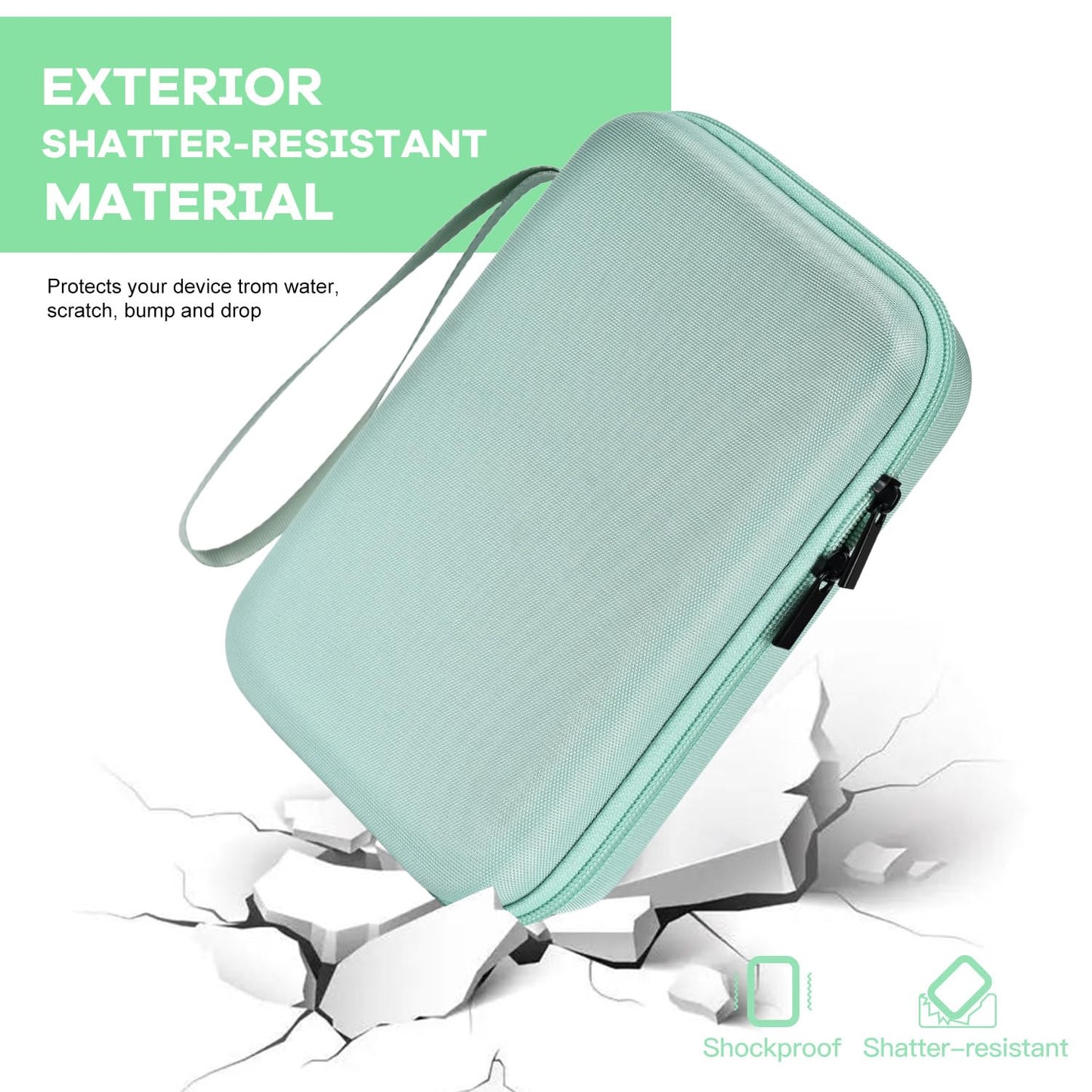 Hard Travel Electronic Organizer Case for MacBook Power Adapter Chargers Cables Power Bank Apple Magic Mouse Apple Pencil USB Flash Disk SD Card Hard