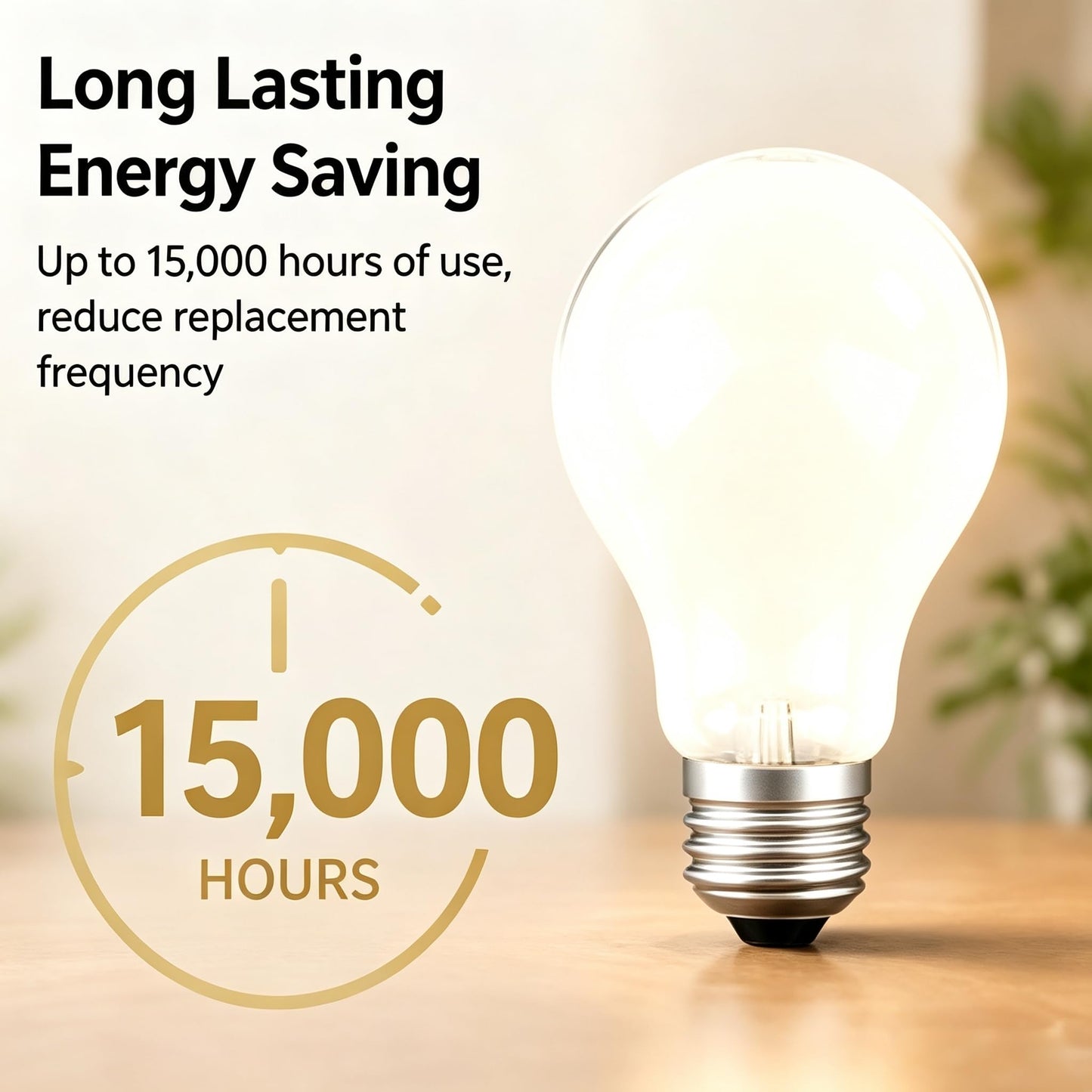 JUNFMLY 75 Watt Incandescent Light Bulbs, A19 Frosted Incandescent Rough Service Light Bulb, E26 Medium Base 110-130V,2700K Soft Warm White, (6 Pack)