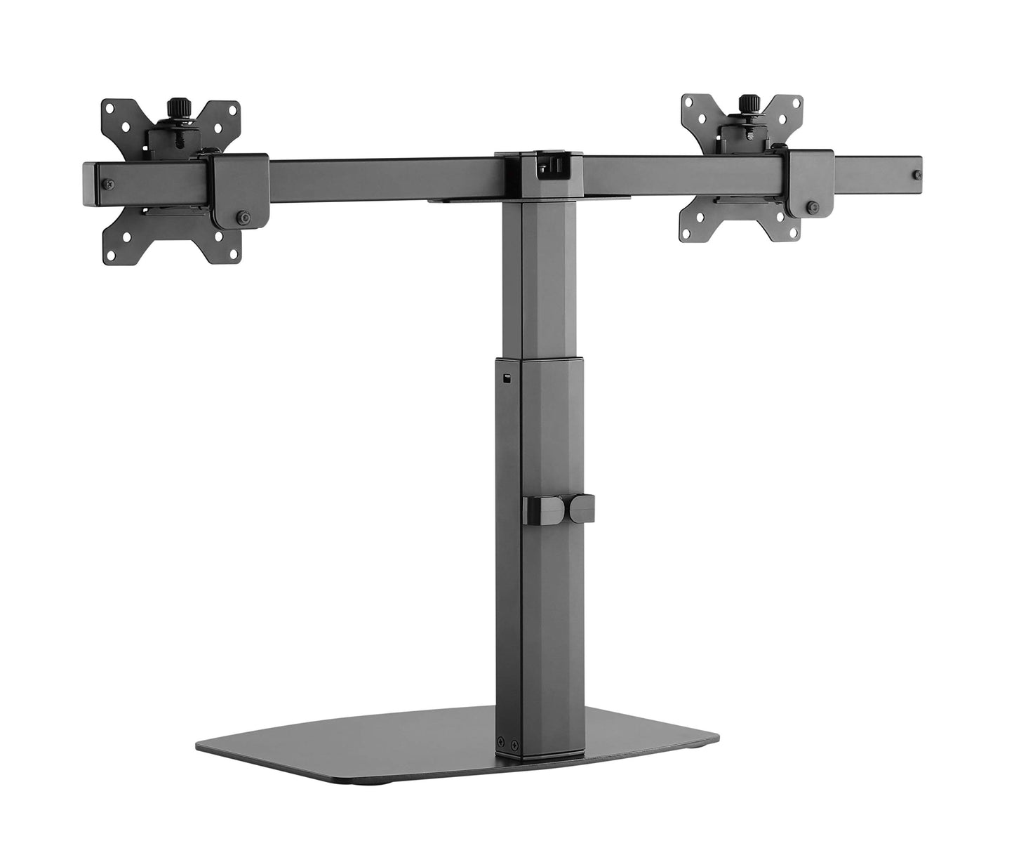 Amer Mounts | 17"-27" LED LCD Monitor Stand | 2EZH| Dual Monitor | 13.2lbs Capacity