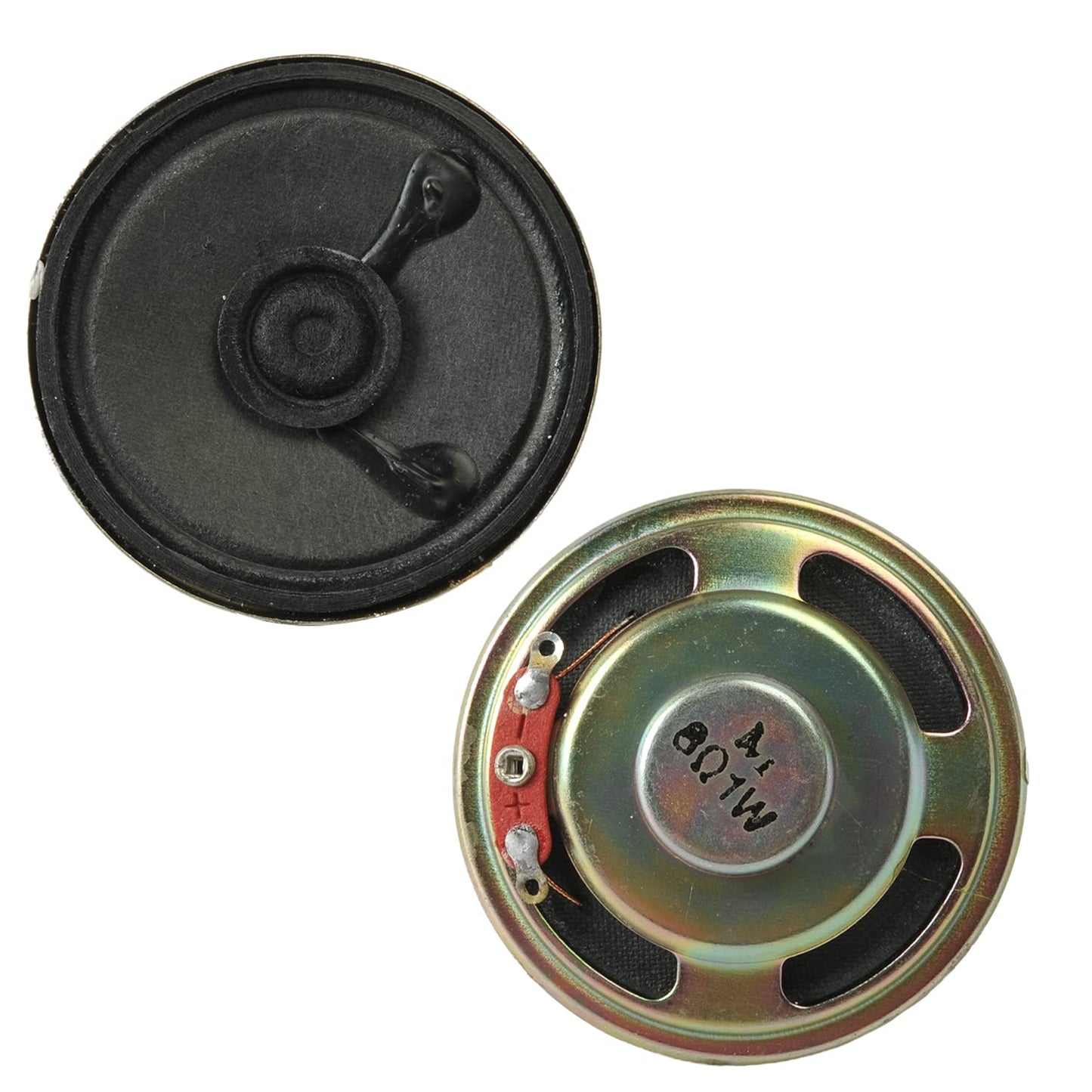 Fielect DIY Magnetic Speaker 1W 8 Ohm 50mm Diameter Round Shape Replacement Loudspeaker 1pcs