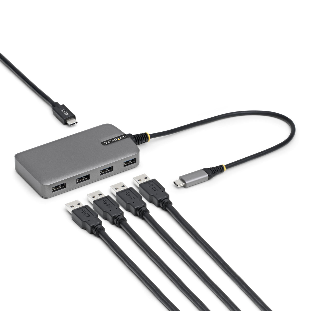 StarTech 4-Port USB-C Hub 5Gbps with 4X USB-A, Driverless (5G4AC-USB-C-HUB)