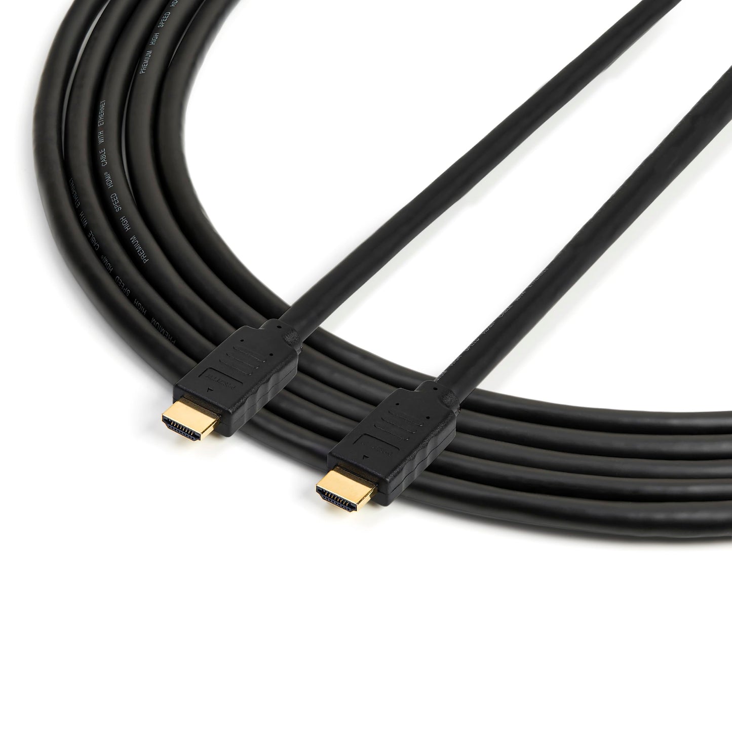 StarTech.com 15ft (5m) Premium Certified HDMI 2.0 Cable with Ethernet - High Speed Ultra HD 4K 60Hz HDMI Cable HDR10 - Long HDMI Cord (Male/Male