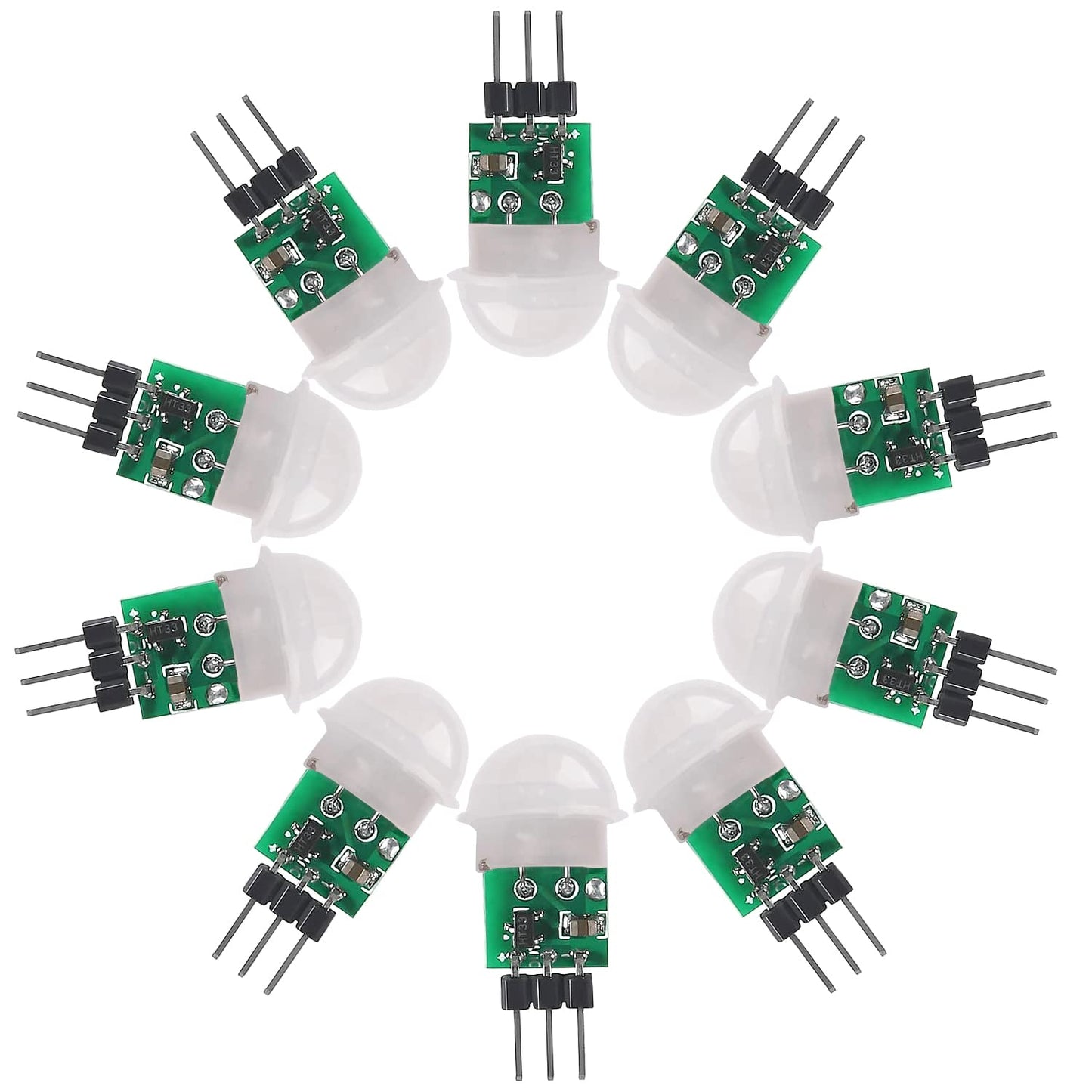 CenryKay AM312 Mini Pyroelectric PIR Sensor Module, 10PCS IR Pyroelectric Infrared PIR Body Manual Motion Sensor Detector Modules