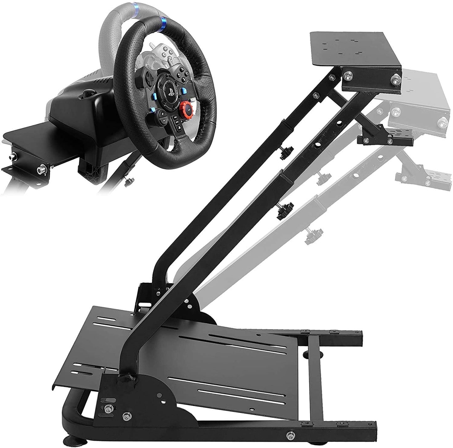Marada G920 Racing Wheel Stand Fit for G27,G25, G29 and G920 Gaming Racing Simulator Stand Pro Wheel and Pedals Not Included