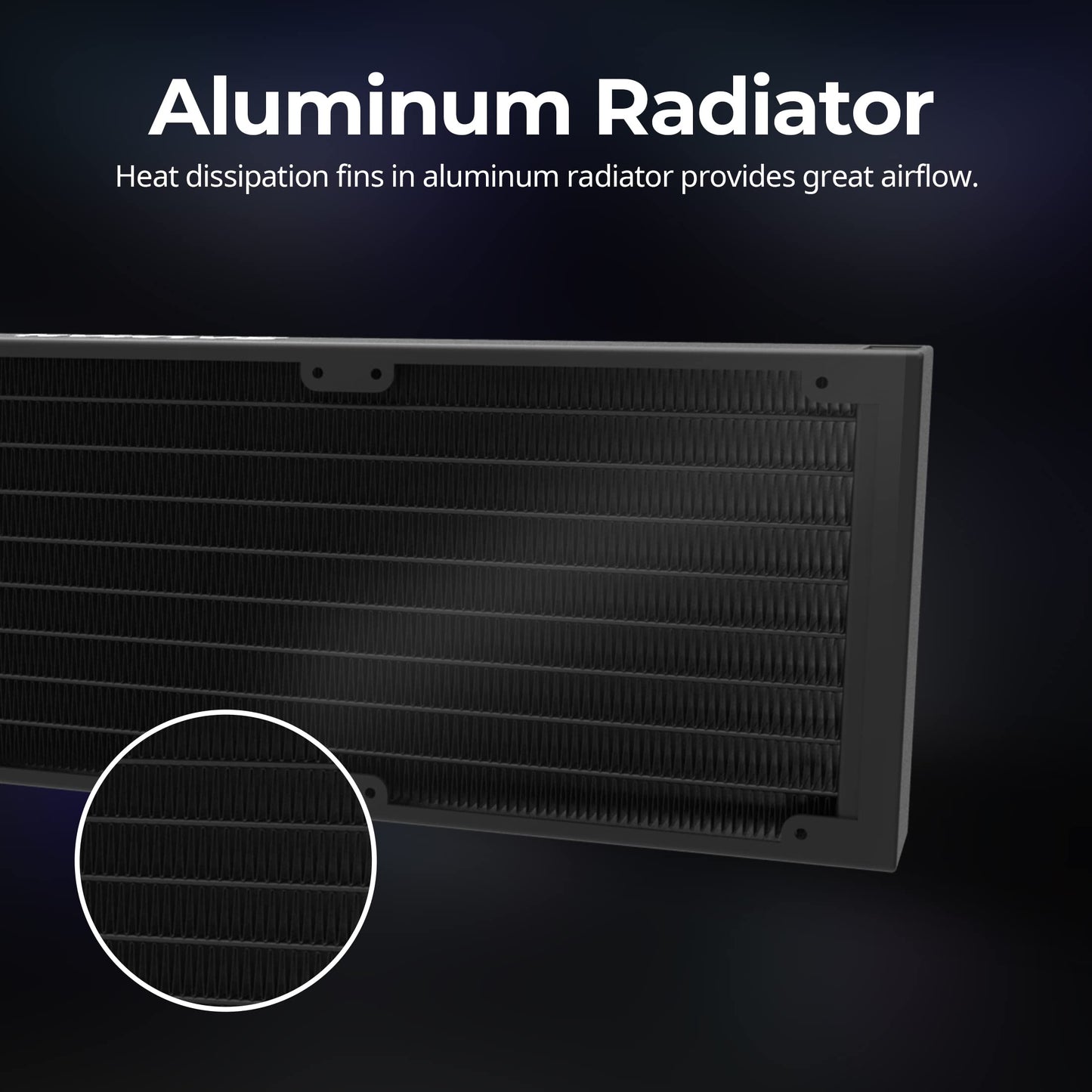 Zalman Reserator 5 360mm AIO Liquid Cooler w/Dual Blade Water Pump, Addressable RGB Header, PWM Control, All in One CPU Cooler for Intel and AMD