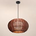 MIXL- Hand-Woven Rattan Pendant Light,Waterproof Outdoor Lighting Fixture,Adjustable Pendant Hanging Lamp,Vintage Style Hanging Light for Garden Patio