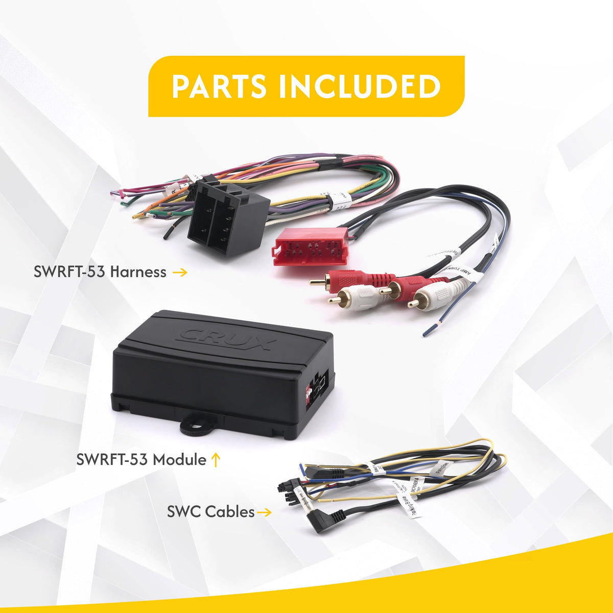 Crux SWRFT-53 Radio Replacement with SWC Retention (Fiat Vehicles)