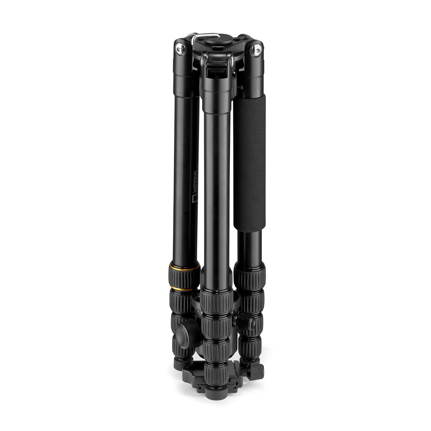 NATIONAL GEOGRAPHIC Travel Photo Tripod Kit with Monopod, Aluminium, 5-Section Legs, Twist Locks, Load up 8kg, Carrying Bag, Ball Head, Quick Release