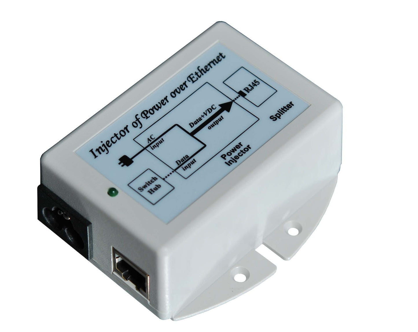 Tycon Systems TP-POE-48GD 16.8W Gigabit POE Power Inserter - US Power Cord44; 48V