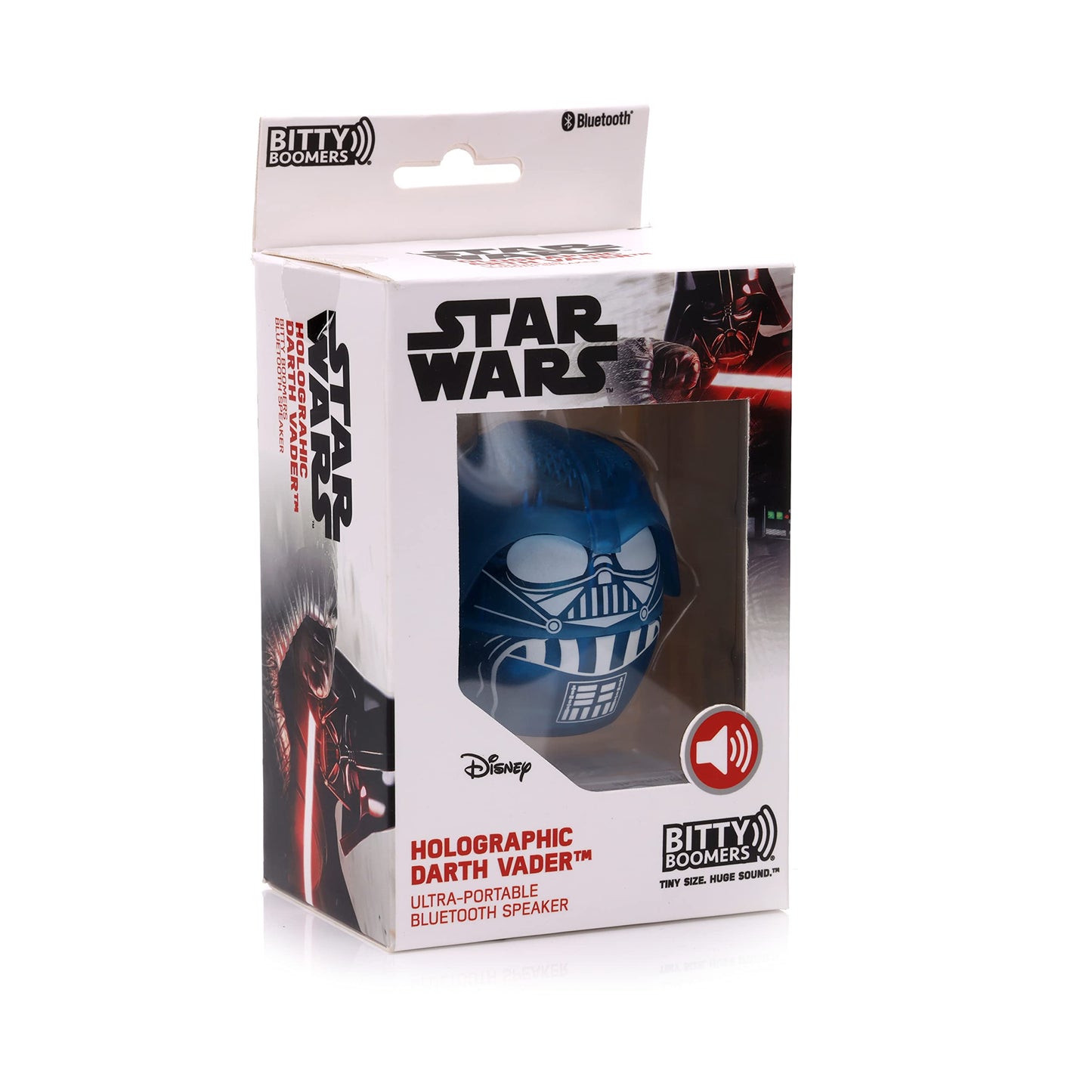 Bitty Boomers Star Wars: Holographic Darth Vader - Mini Bluetooth Speaker