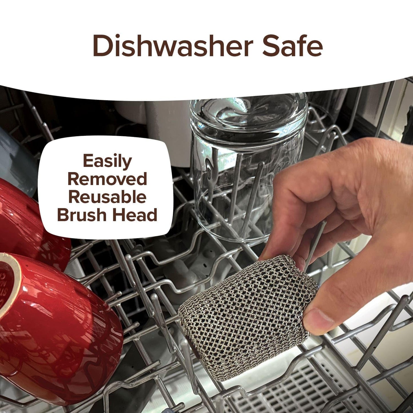 HorsePower Giddy Up Grill Cleaner – Cordless Rechargeable BBQ Tool with 350 RPM Stainless Roller & LED Light, As-Seen-On-TV