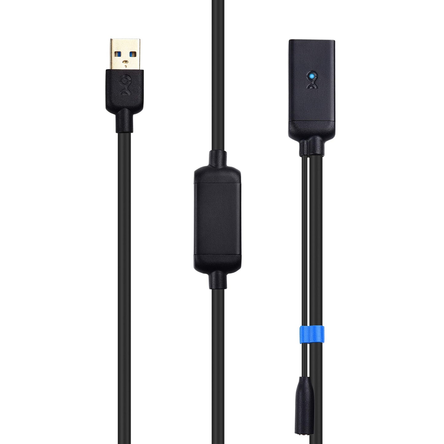 Cable Matters Active USB Extension Cable 32.8 ft / 10m (USB 3.0 Extension Cable Male to Female) with Signal Booster for Hard Drive, Webcam and More