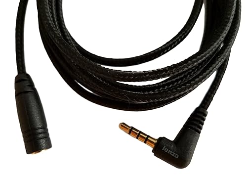 ienza Long 12ft Audio Extension Cable 3.5mm TRRS Male to 3.5mm TRRS Female Compatible with Xbox One, PS4, iPhone, Android, PC & Other Electronic…