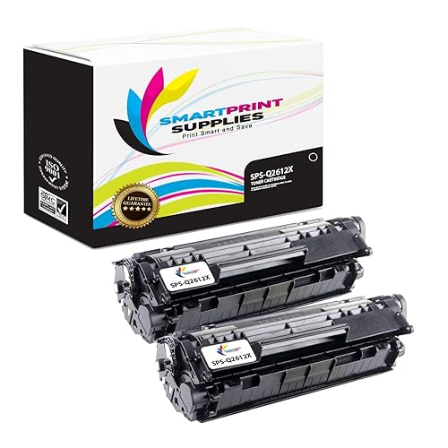 Smart Print Supplies Compatible 12X Q2612X Black High Yield Toner Cartridge Replacement for HP Laserjet 1010 1012 1015 3015 3050 Printers (4,000