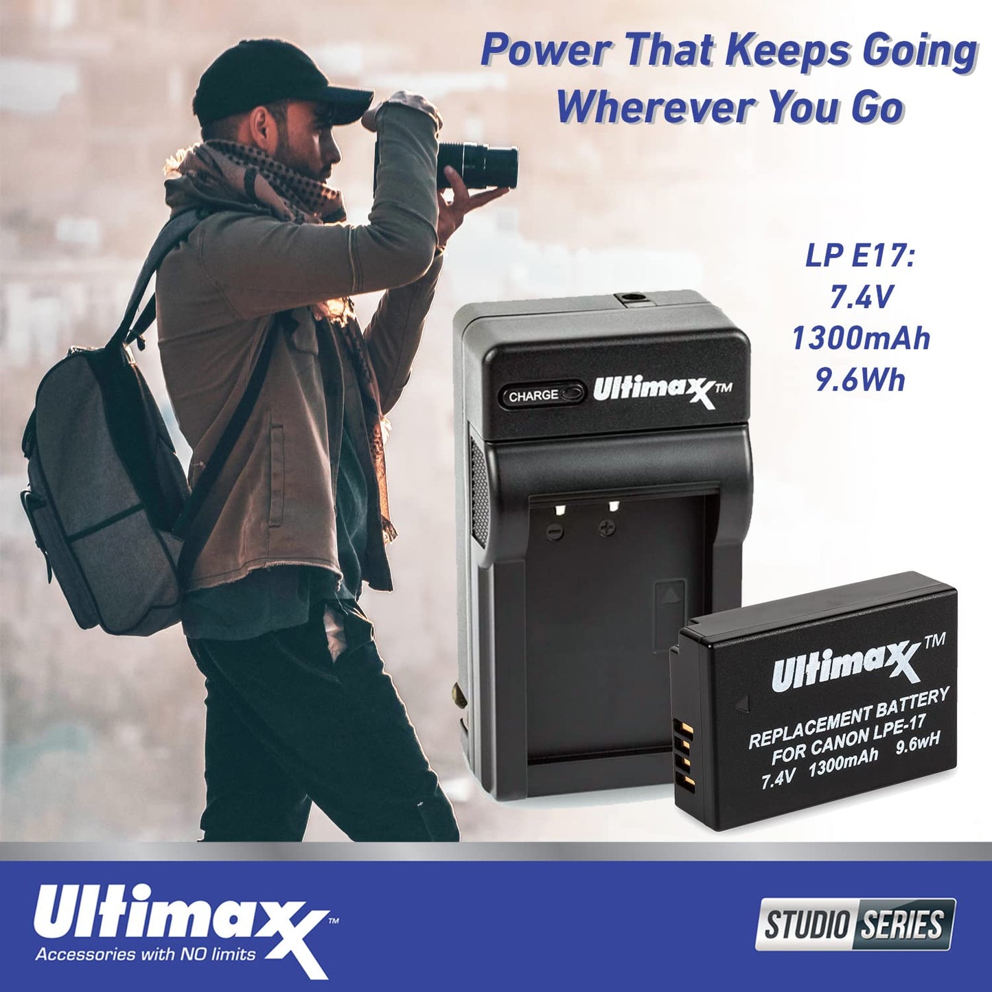 Ultimaxx 67MM Accessory Kit for Canon EOS Rebel T7i, T6i, T6s, SL2, SL3, 77D, 750D, 760D, 800D, 200D, 8000D, KISS X8i, and More; Includes: LP-E17