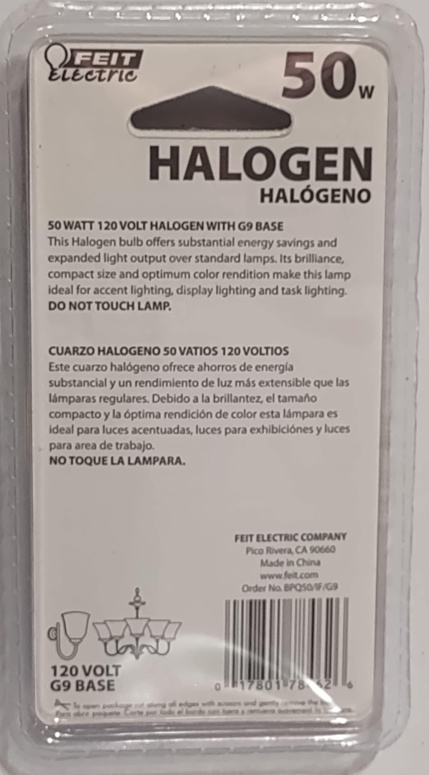 Halogen Lighting Data 50wtts 120volts
