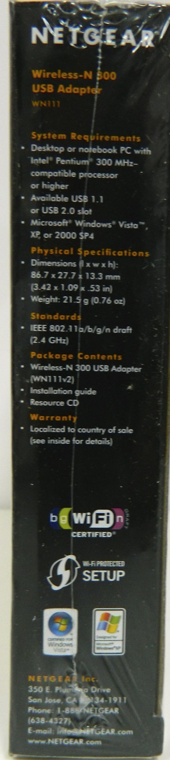 NETGEAR WN111 Wireless-N 300 USB Adapter