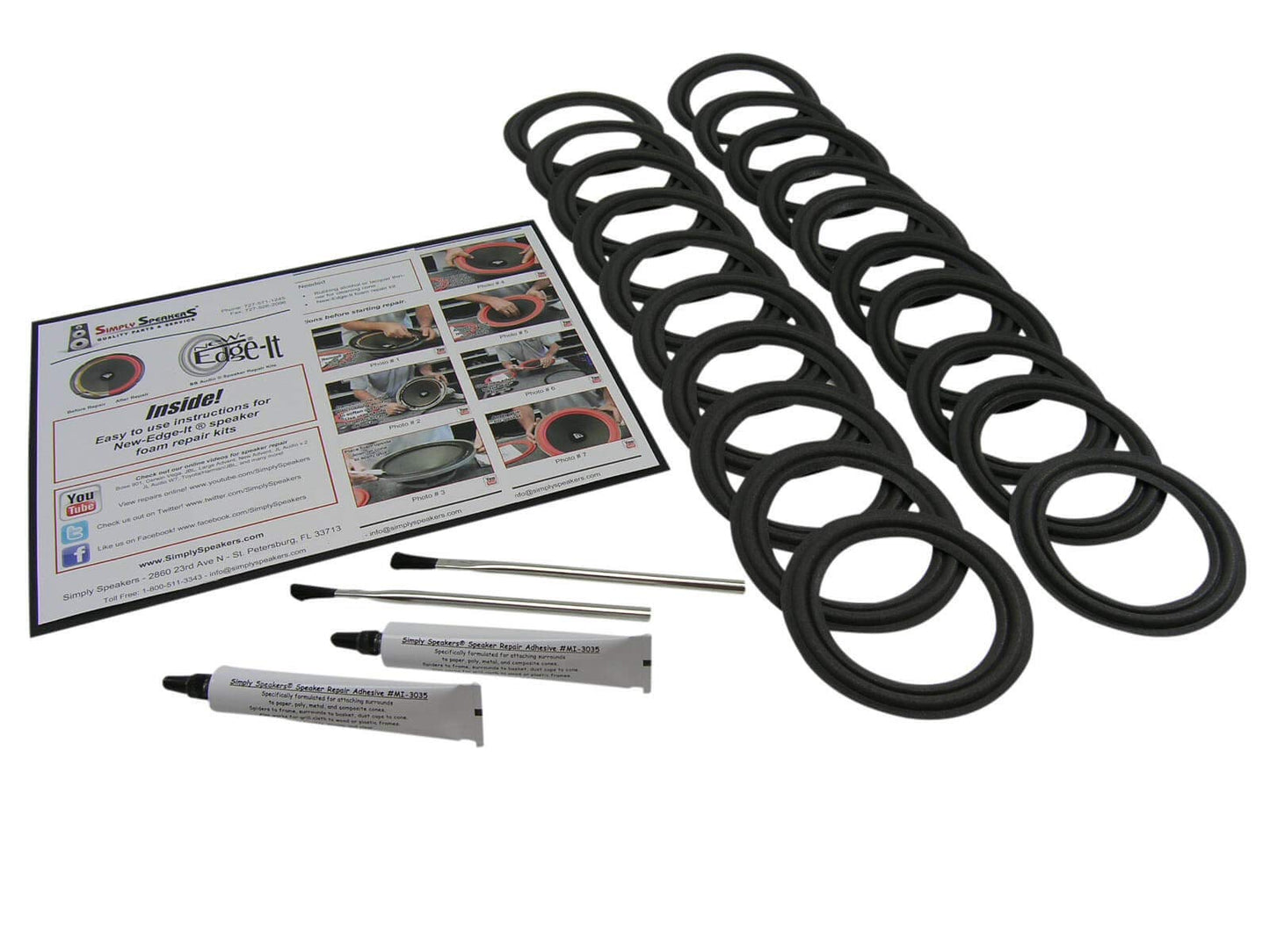 Bose 901, Bose 802 Foam Speaker Repair Kit FSK-4.5B (20-Pack)