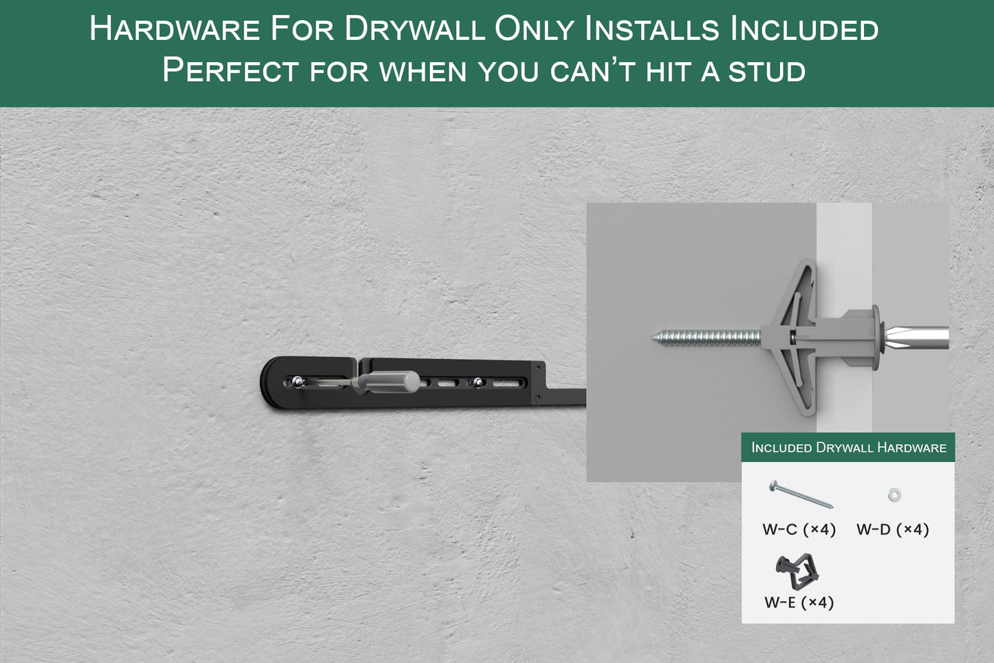 ynVISION.DESIGN Soundbar Wall Mount Bracket compatible with Sonos Arc Ultra and Arc - Includes All Hardware and Anchors for Drywall/Hard Surface