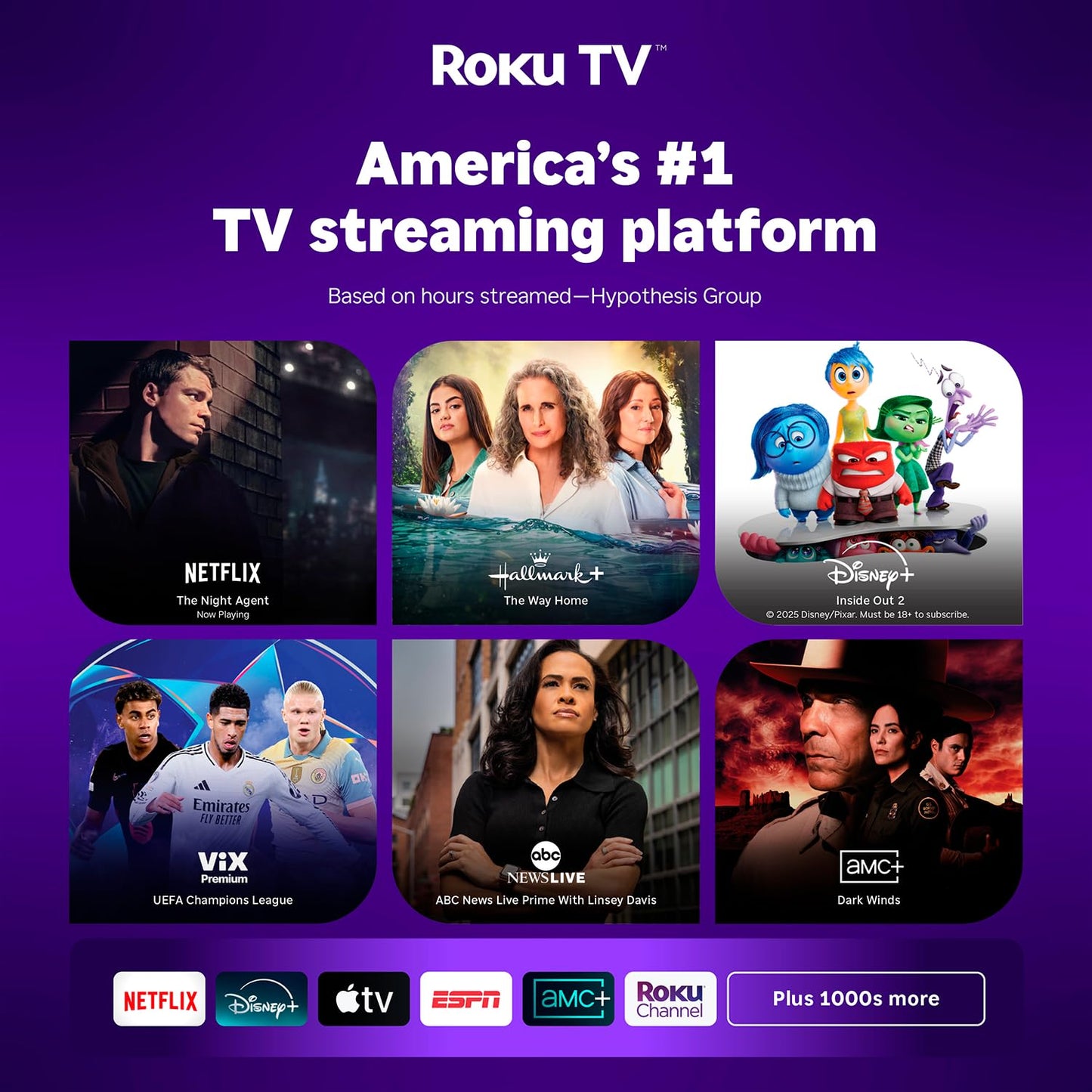 Aurzen Roku TV Smart Projector with Wifi and Bluetooth, D1R Cube Roku Streaming Experience Built-in, Sealed Optical Engine, 1080P FHD, DoIby Audio