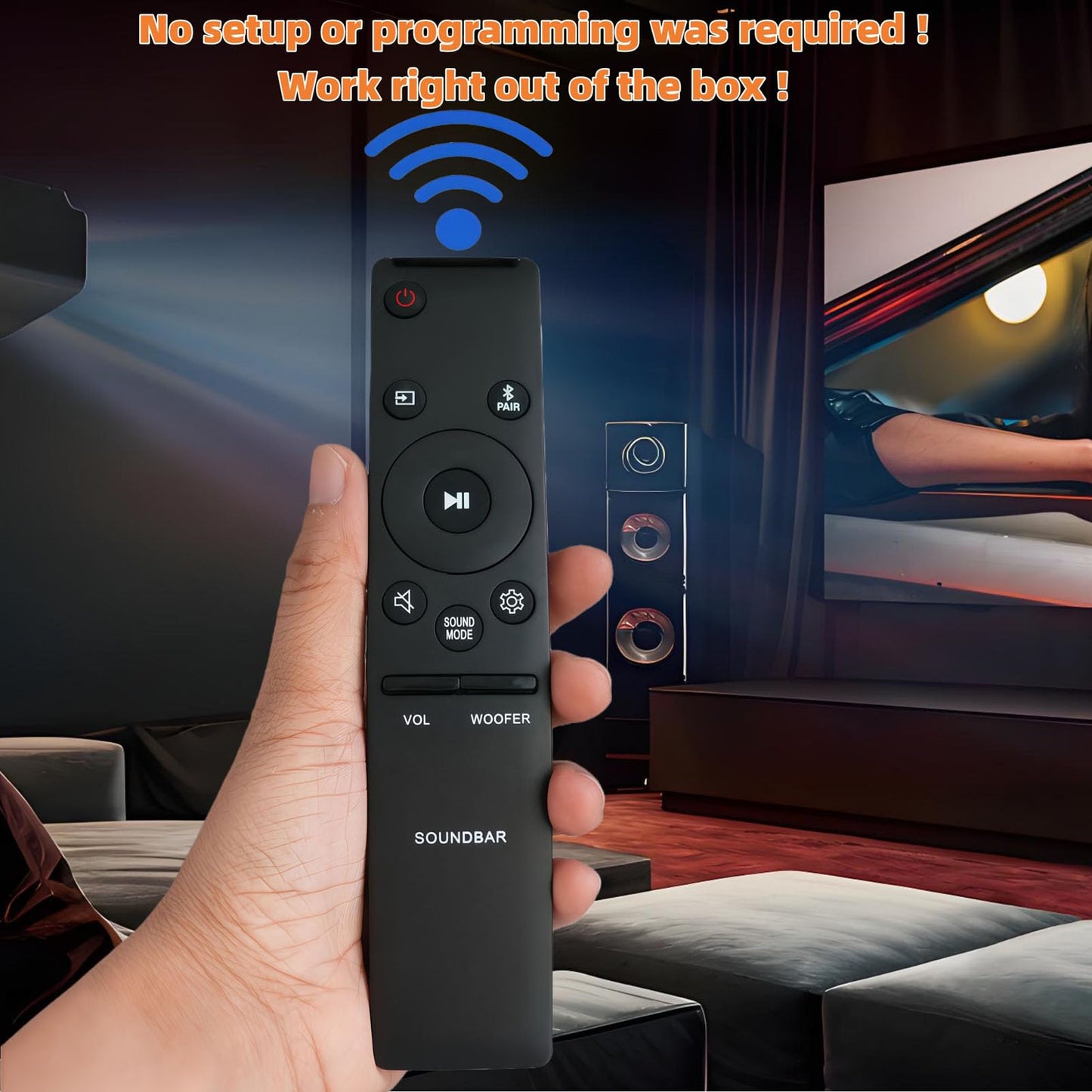 Replacement Remote Control for Samsung Sound bar HW-T450 HW-N450 HW-A450/ZA HW-R450/SW HW-Q70R HW-Q70T HW-Q60T HW-Q60R HW-Q60R/ZA