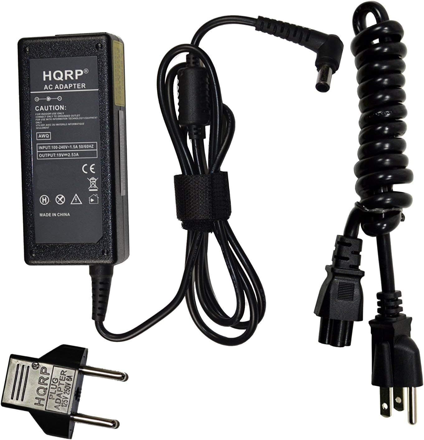HQRP 19V AC Adapter Compatible with Samsung Radiant-360 R1 WAM1500 WAM1500/ZA Wi-Fi Bluetooth Speaker Power Supply Cord Adaptor Radiant360-R1 R-1 +…