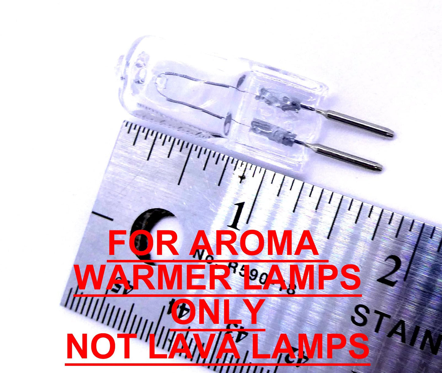 The Gel Candle Company 3 Pack - Replacement Dimmable Halogen Bulbs for Aroma Warmers Only - 2 pins 120 Volt 35 Watt G5.3 Base ONLY for Warmers Aroma