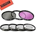 58mm 7PC Filter Set for Fujifilm X-T2, X-T3, X-T10, X-T20 Mirrorless Digital Camera with 18-55mm F2.8-4.0 R LM OIS Lens - Includes 3 PC Filter Kit