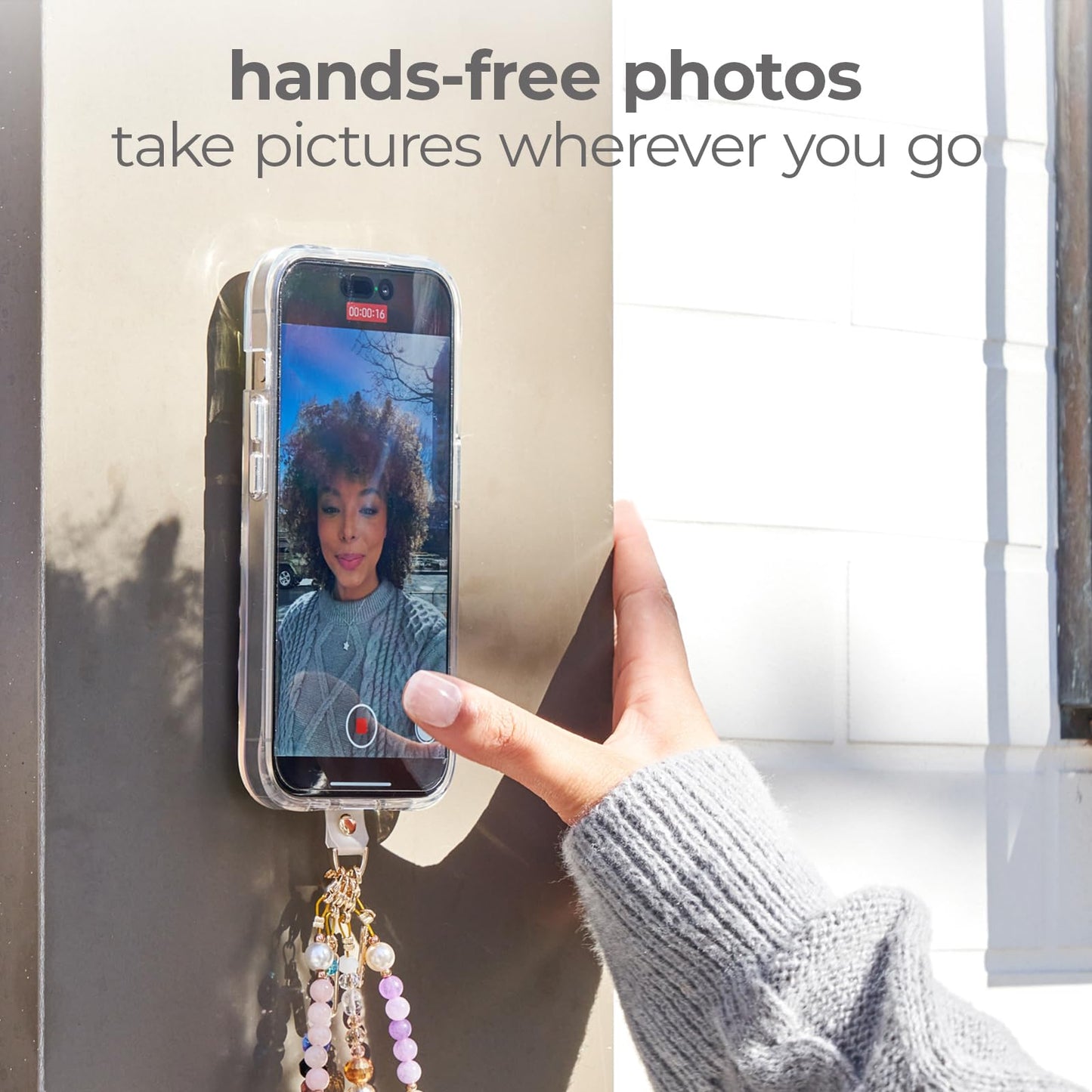 Case-Mate Stick it! Magnetic Suction Mount - Snap-on iPhone Holder - Detachable for MagSafe - Hands-Free Content Creator Essentials for iPhone 17 Pro