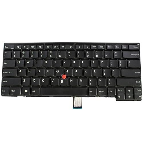 AUTENS Laptop Replacement Keyboard for Lenovo ThinkPad E431 E440 L440 L450 Laptop No Backlight (4 Fixing Screws)