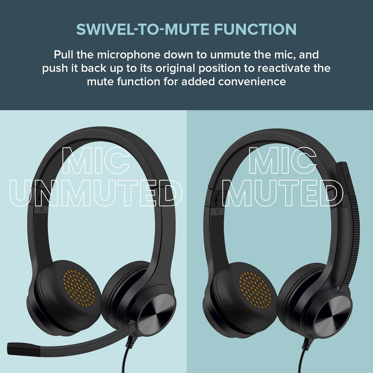 Creative Chat USB On-Ear Headset with Noise-Cancelling Mic and SmartComms