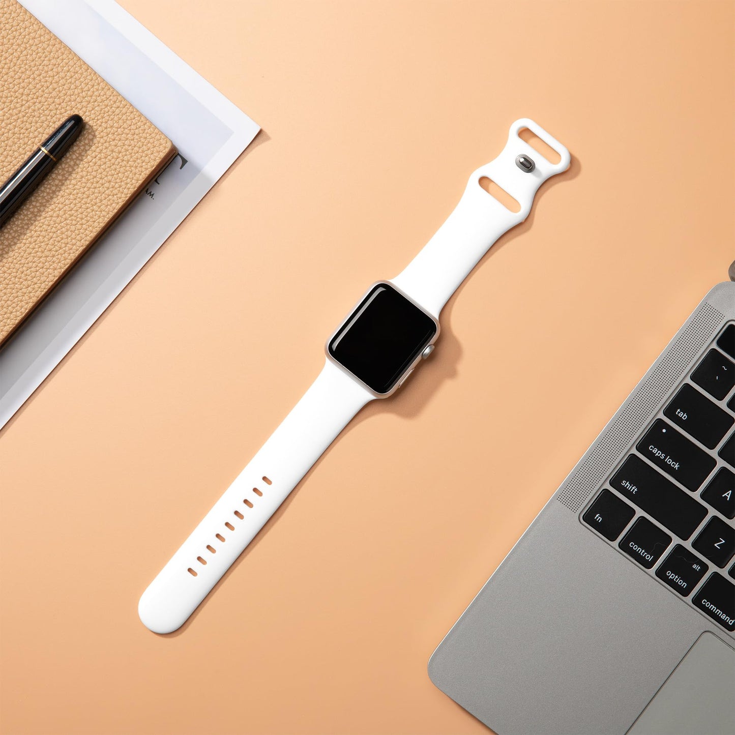 Sycamond Silicone Band Compatible with Apple Watch 49mm 46mm 45mm 44mm, Replacement Sport Strap Wristband for iWatch Series 11 10 9 8 7 6 5 4 SE Ultra