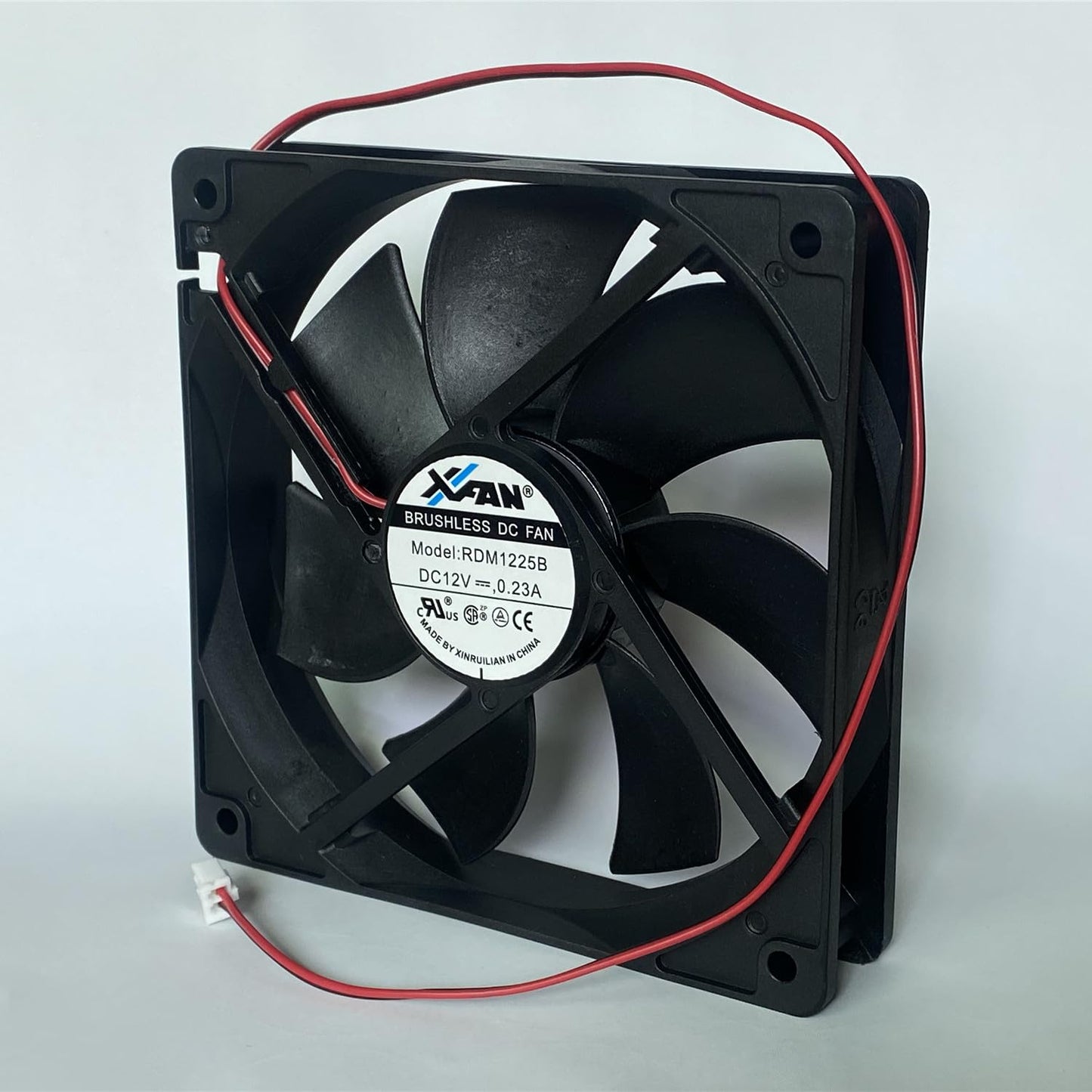 RDM1225B DC12V 0.23A 12CM 12025 2-Wire Cooling Fan for RDM1225B DC Fan