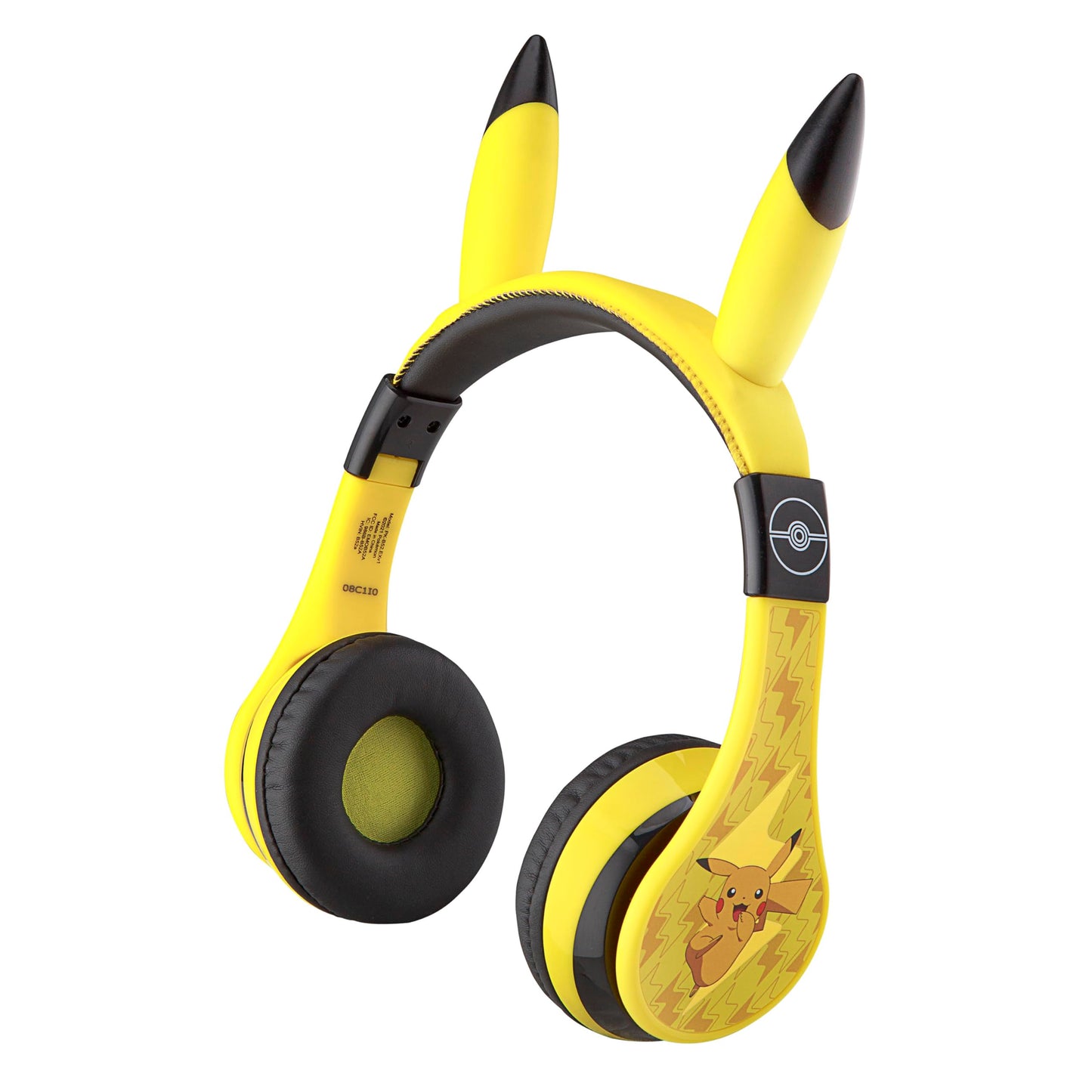 eKids Pokemon Kids Bluetooth Headphones, Wireless Headphones with Microphone Includes Aux Cord, Volume Reduced Kids Foldable Headphones for School…
