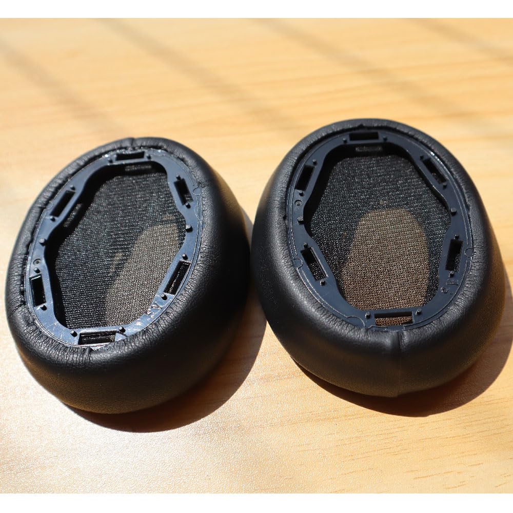 WH-H910N Ear Pads, Replacement Protein Leather Earpads Memory Foam Ear Cushions Repair Parts for Sony WH-H910N WH H910N Headphones - Black