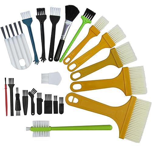 Small Cleaning Brush,Electronics Brush for Cleaning Computer Keyboards,Laptop,Sewing Machine,Cleaning Brush Kit (Set of 22)