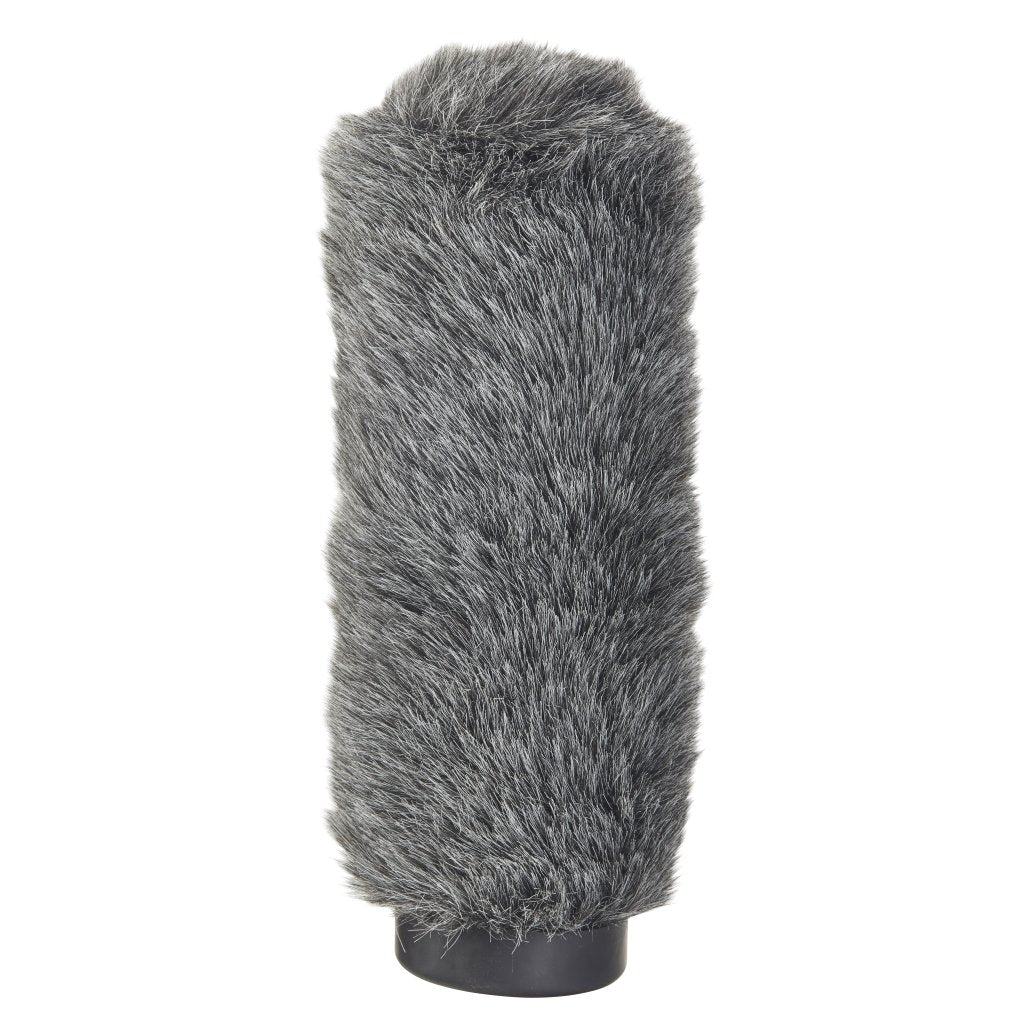 Airo by K-Tek Fuzzy Windscreen 1 for Shotgun Microphones, Black & Gray