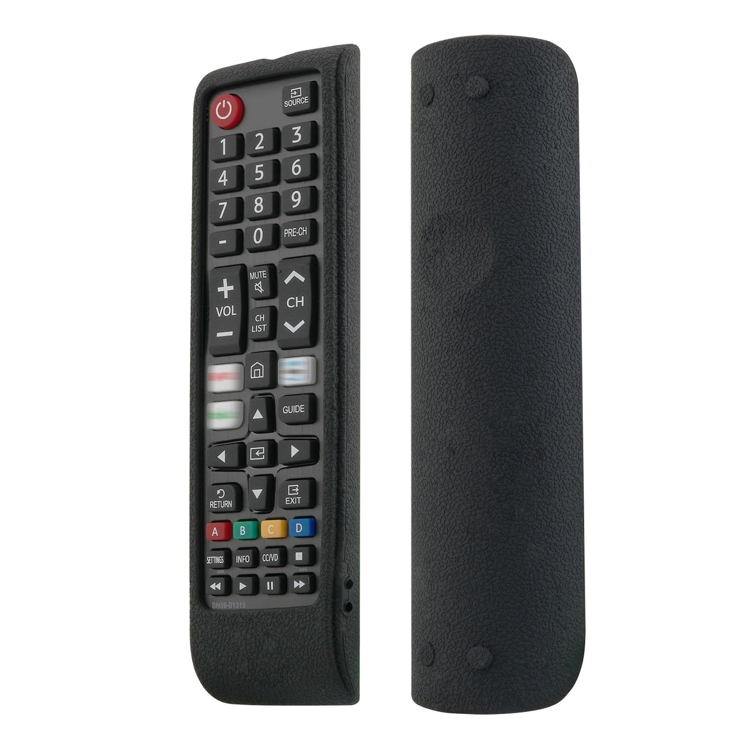 JCMOYUTY BN59-01315J Remote Cover for EONCHARM eoncharm Samsung BN5901315J AA59-00817A TV Silicone Remote Case, Black Sleeve