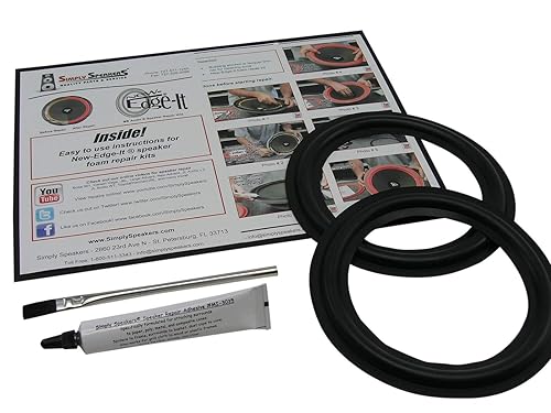 Rubber Edge 6.5 Inch Speaker Repair Kit RSK-6.5 (Pair)