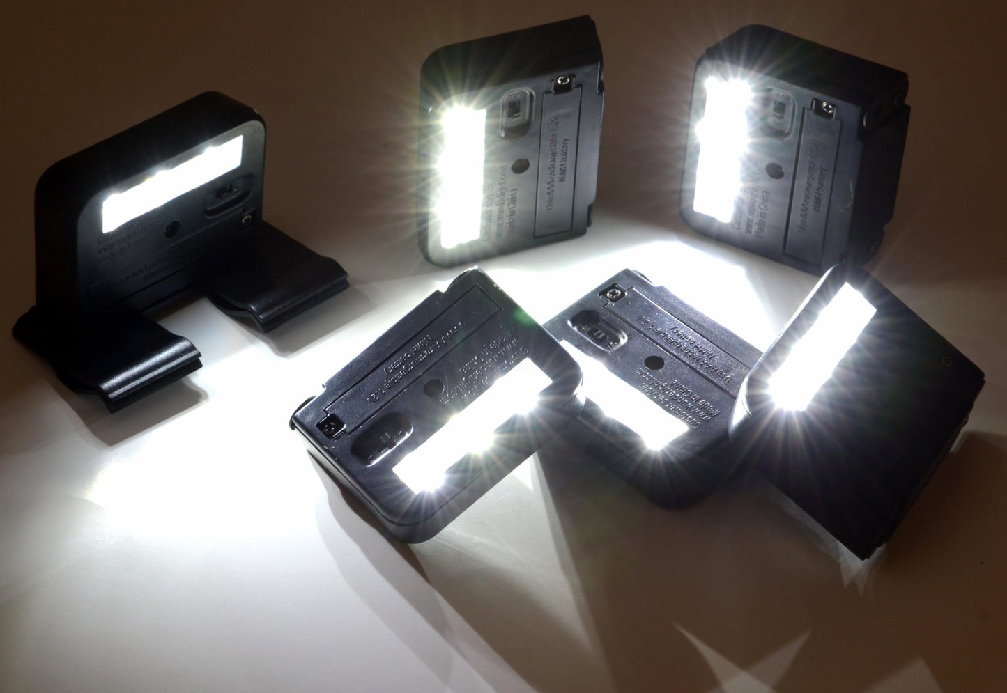 HOMEBRITE Wunder Solar Powered Spotlight - Ultra-Bright 3X LED - Clip-On/Stick-On Outdoor Light for Mailbox, Security Signs, Fence & Deck - Auto