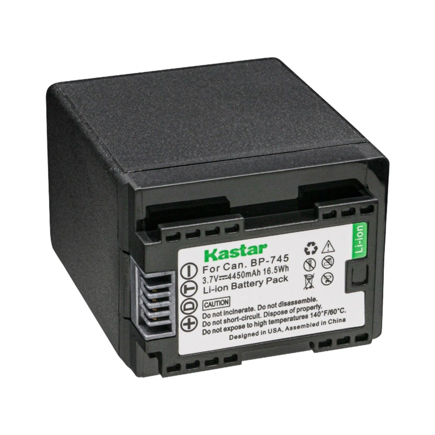 Kastar BP-745 Battery 1-Pack Replacement for Canon VIXIA HF R800 HFR800, LEGRIA HF M36 HFM36, LEGRIA HF M38 HFM38, LEGRIA HF M46 HFM46, LEGRIA HF M52