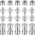 Standard Metal Male Convertor Threaded Screw Adapter Spigot Stud for Studio Light Stand, Hotshoe/Coldshoe Adapter, Ball Head, Wireless Flash Receiver