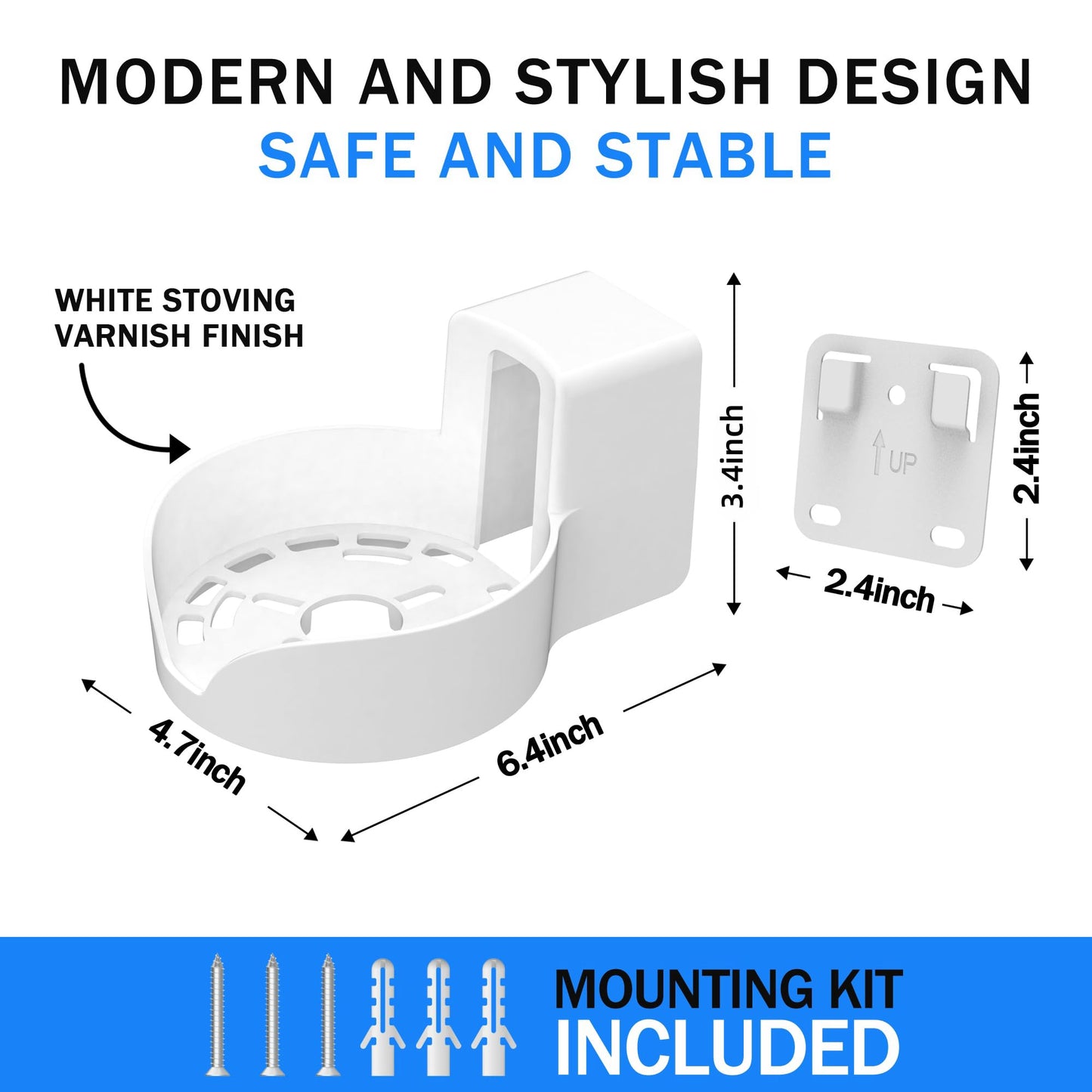 SONGCHEER-Router Shelf Wall Mount for Tp Link Deco X20 X50 X60 X55 Deco Mesh WiFi 6 WiFi Router Holder Stand Bracket Shelf Cable Organizer with Screw