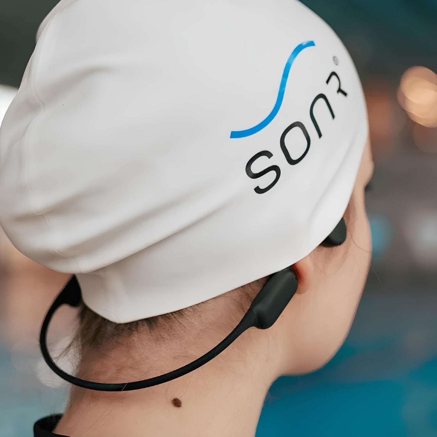SONR Bone Conduction Swimming Headphones: 32GB Waterproof MP3 Player and Bluetooth Sport Earphones with Microphone for Swimming, Running and Triathlon