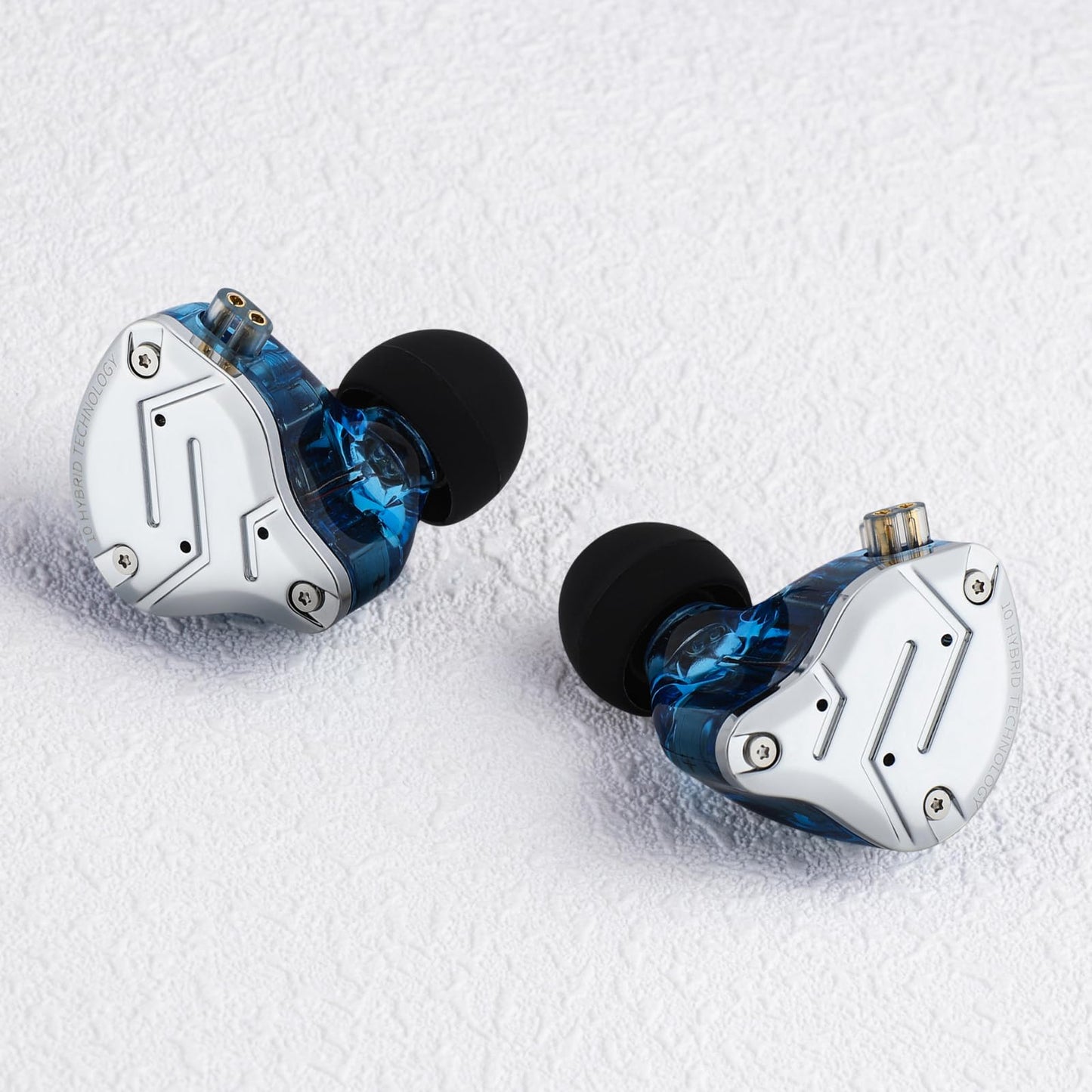 Linsoul KZ ZS10 Pro, 4BA+1DD 5 Driver in Ear Monitor, HiFi Wired Earbuds, Gaming Earbuds, Hybrid IEM Earphones with Stainless Steel Faceplate